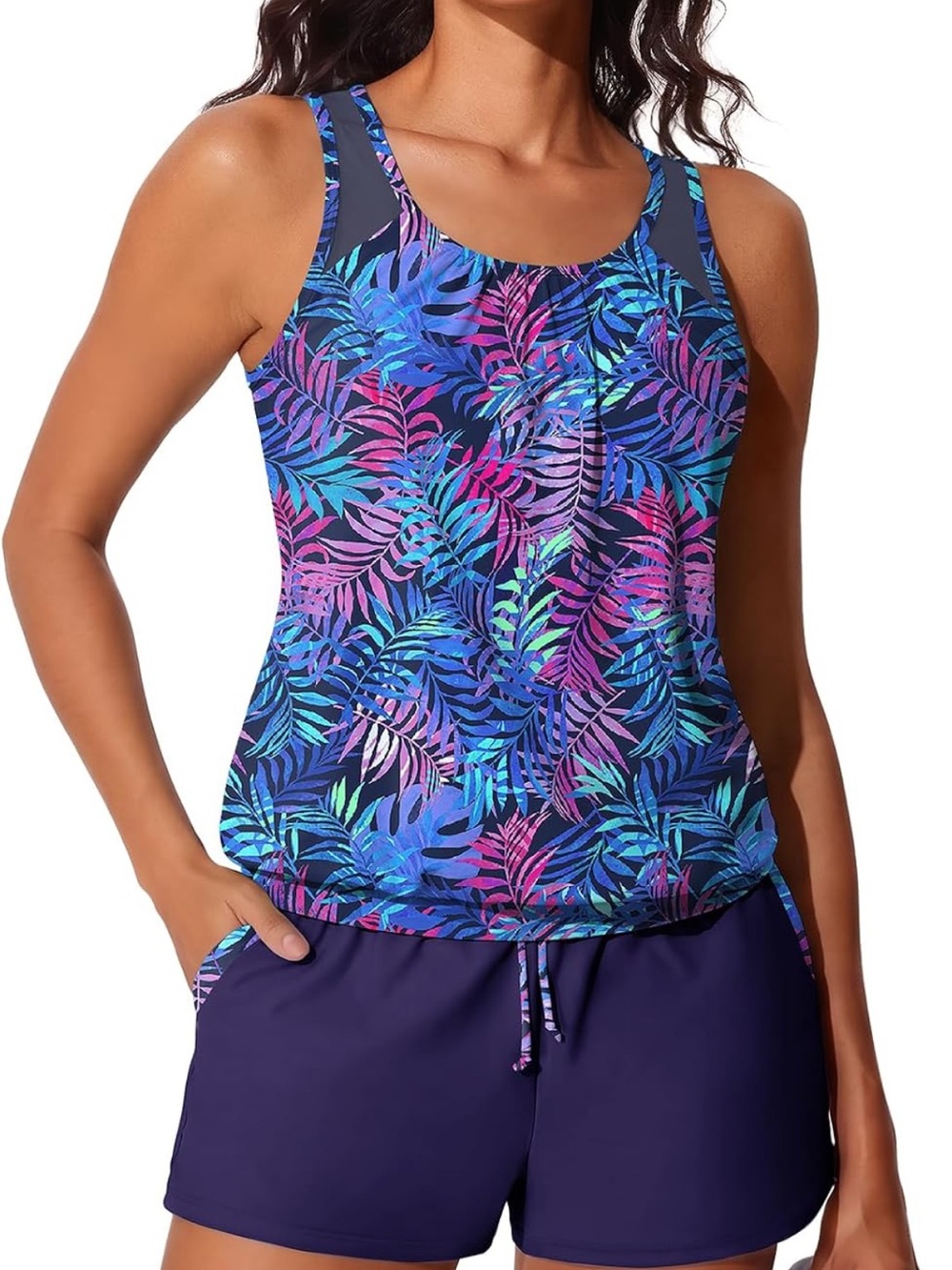 Tankini Swimsuits Tummy Control Bathing Suit 10. 2658/bb15-1